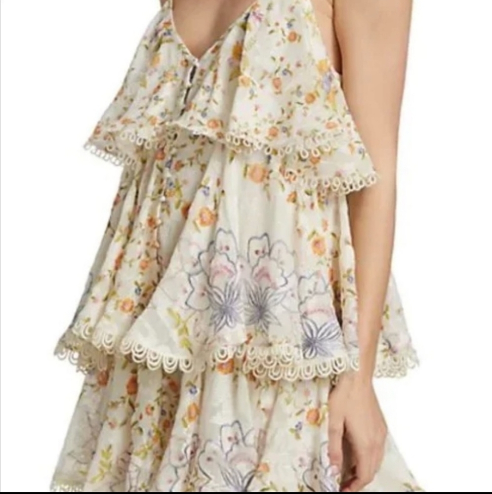 Hemant and Nandita crossstitch Georgette dress